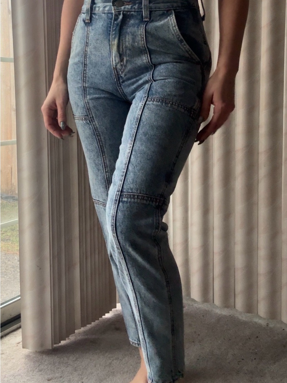 Levi’s Patchwork High-Rise Blue Washed Women’s Jeans